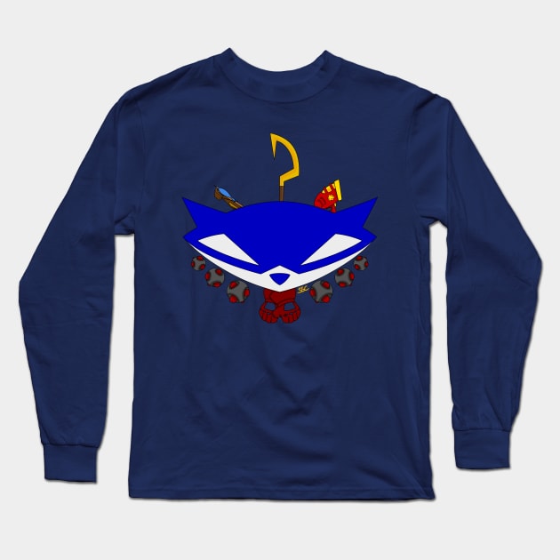 Sly's Calling Card Long Sleeve T-Shirt by SpectreSparkC